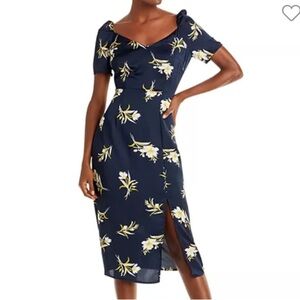 Sam Edelman Tossed Floral Puff Sleeve Dress 6